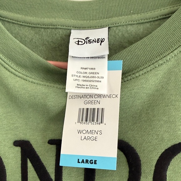 Disney Green 101 Dalmatians Crewneck Sweater - Picture 2 of 2